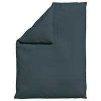 BETTDECKENBEZUG -teilig WOVEN SATIN Makosatin 155/220 cm  - Dunkelgrau, Basics, Textil (155/220cm) - Schlafgut