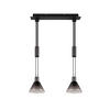 HÄNGLAMPA Stanley 19/55/160 cm  - grå/svart, Klassisk, metall/glas (19/55/160cm) - Trio Leuchten