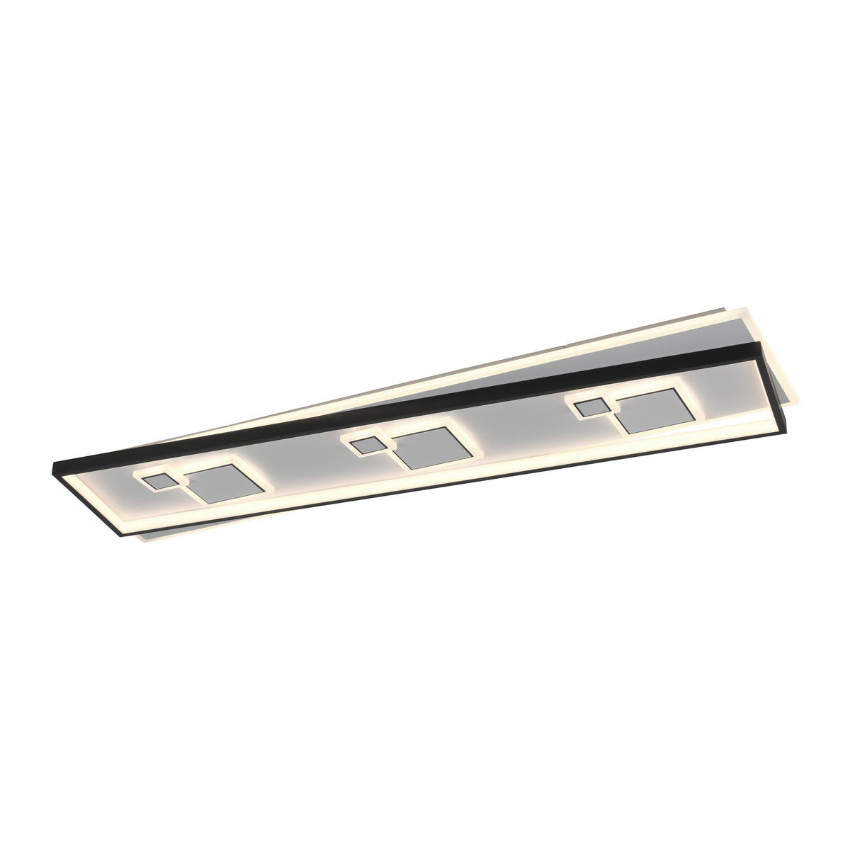 STROPNÍ LED SVÍTIDLO, 97,5/30/5,5 cm - Basics, kov/plast (97,5/30/5,5cm)