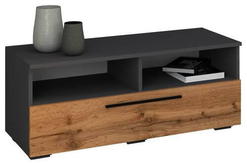 LOWBOARD  in 95/39/40 cm  - Honigeiche/Anthrazit, Modern, Holzwerkstoff/Kunststoff (95/39/40cm) - MID.YOU