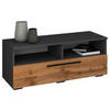 TV-BÄNK  i 95/39/40 cm  - honungsek/svart, Modern, metall/trämaterial (95/39/40cm) - MID.YOU