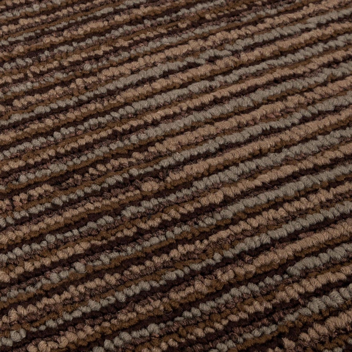 TEPPICHFLIESE - Dunkelbraun, Basics, Kunststoff (50/50cm) - Esposa