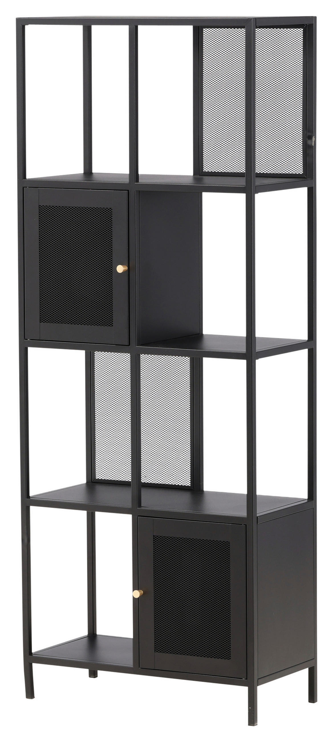 HYLLA i 70/180/35 cm svart  - svart, Design, metall (70/180/35cm) - Livetastic