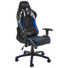 GAMINGSTUHL Blau, Schwarz Metall, Kunststoff, Textil   - Blau/Schwarz, MODERN, Kunststoff/Textil (55/113/62,5cm) - X Rocker