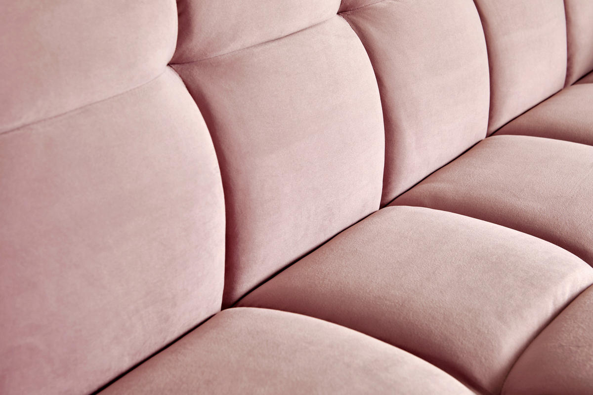 SCHLAFSOFA Rosa  - Goldfarben/Rosa, MODERN, Holz/Textil (213/84/84cm) - Livetastic