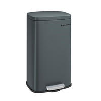 ABFALLSAMMLER 30 l  Metall, Kunststoff  - Schwarz/Grau, Basics, Kunststoff/Metall (34,8/63,3/29,7cm)