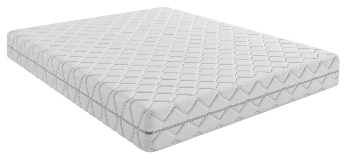 TASCHENFEDERKERNMATRATZE Silence H3 200/220 cm Höhe ca. 19 cm  - Weiß, Basics, Textil (200/220cm) - Livetastic