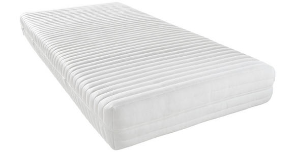 KALTSCHAUMMATRATZE 120/200 cm Höhe ca. 20 cm  - Weiß, Basics, Textil (120/200cm) - Sleeptex