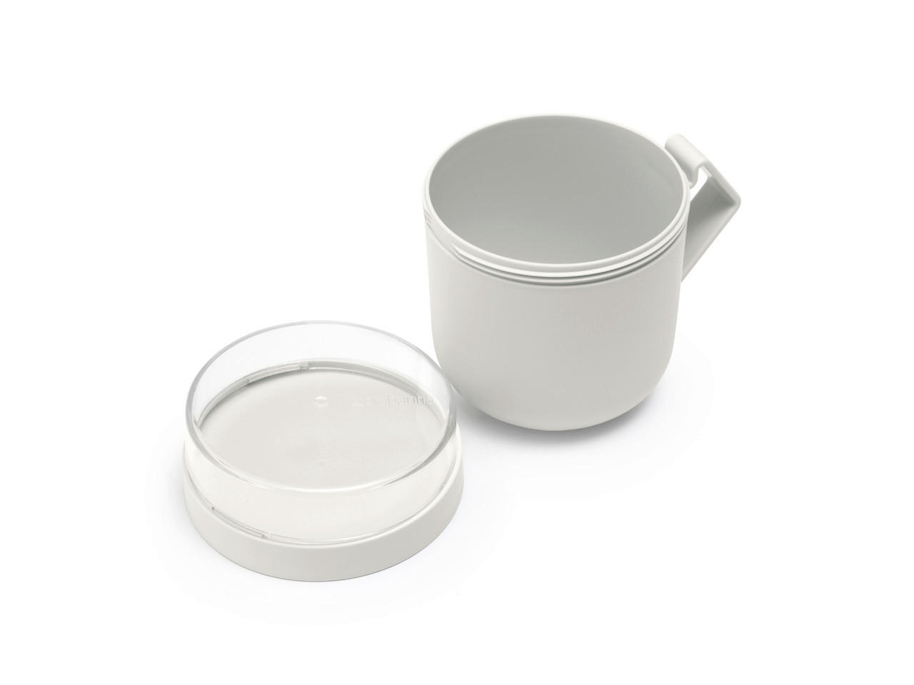 KRABIČKA NA OBĚD plast  0,6 l - světle šedá, Basics, plast (11/13cm) - Brabantia