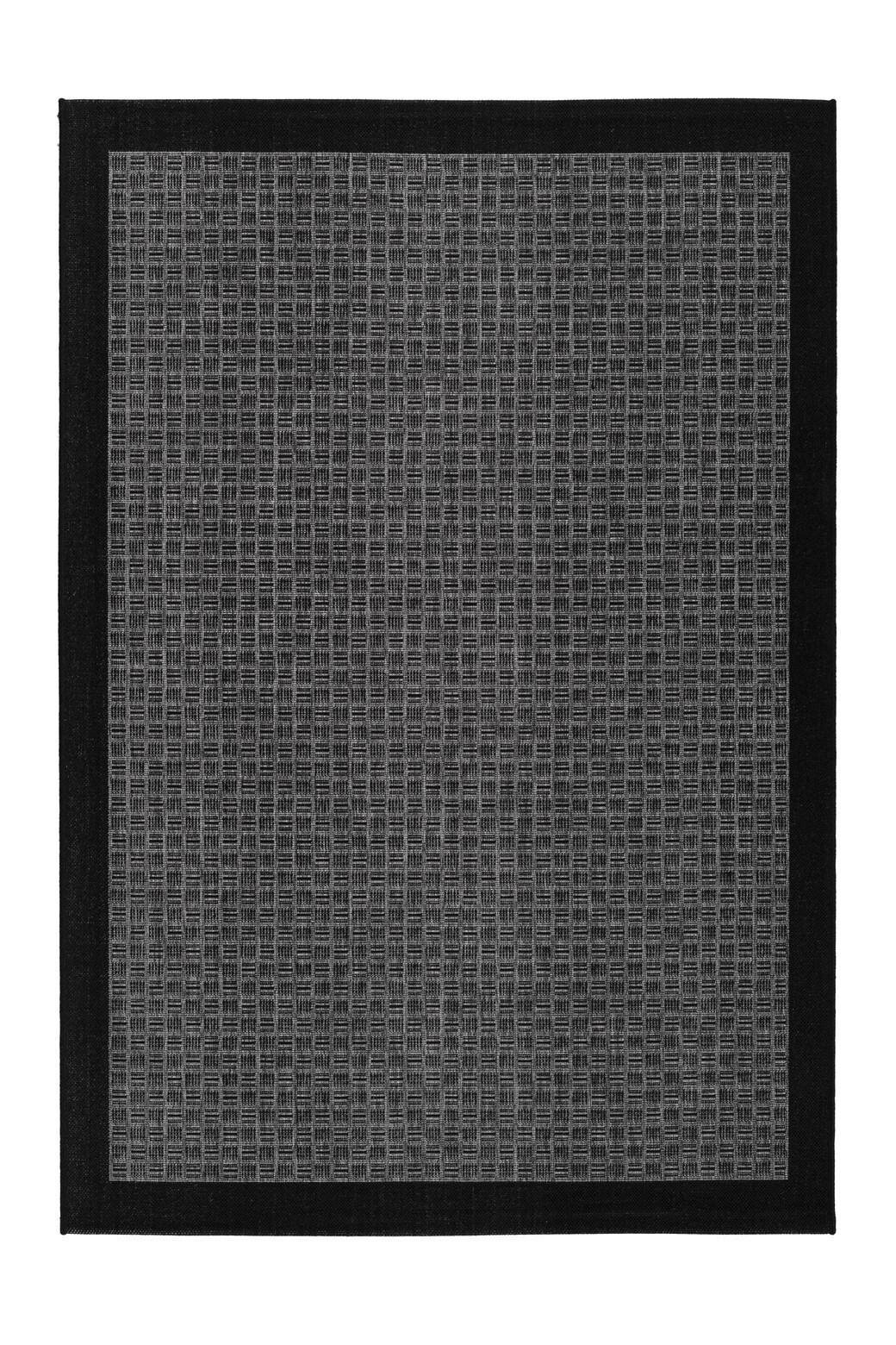 FLACHWEBETEPPICH 80/150 cm Indonesia - Banjar Silber Grau  - Grau, KONVENTIONELL, Textil (80/150cm)