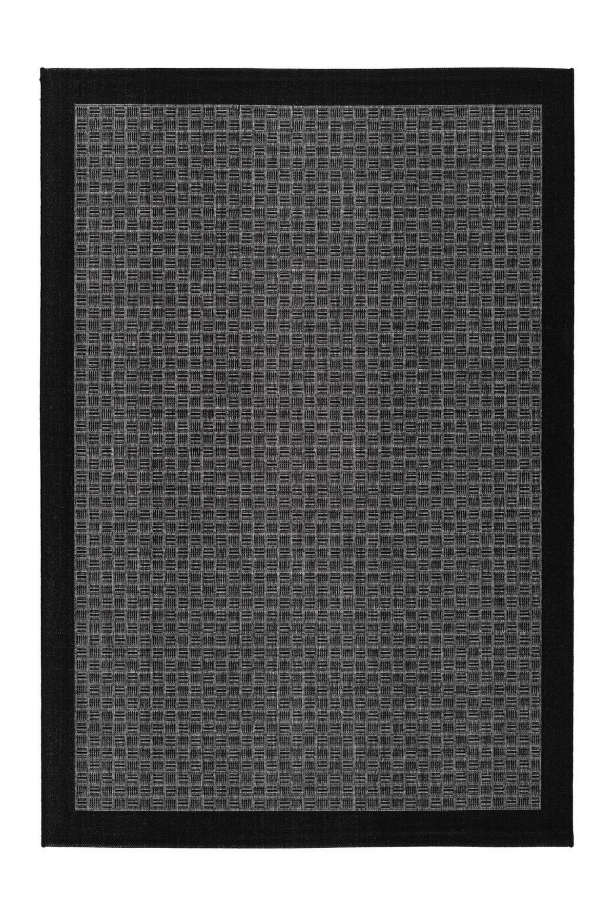 FLACHWEBETEPPICH 160/230 cm Indonesia - Banjar Silber Grau  - Grau, KONVENTIONELL, Textil (160/230cm)