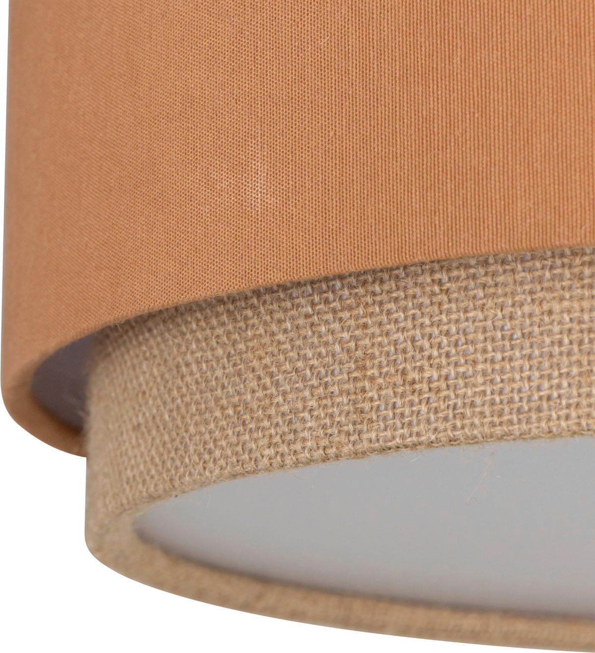 DECKENLEUCHTE 37/14 cm  - Naturfarben/Mokka, Trend, Kunststoff/Textil (37/14cm) - Collett's Monde