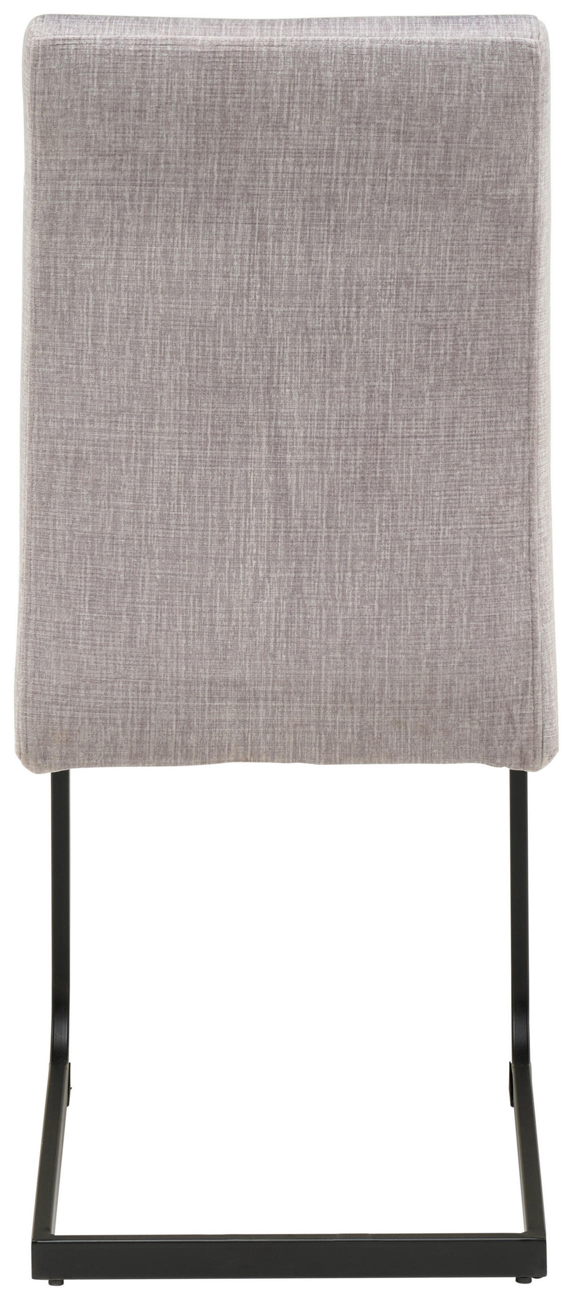 SCHWINGSTUHL  ,  , Leinenoptik  ,  - Hellgrau/Schwarz, KONVENTIONELL, Textil/Metall (41/98/55cm) - MID.YOU