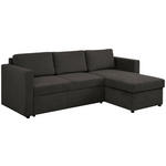 ECKSOFA in Webstoff Taupe, Dunkelbraun  - Taupe/Dunkelbraun, KONVENTIONELL, Kunststoff/Textil (230/155cm) - Carryhome