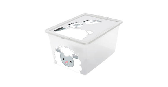 SPIELZEUGBOX 48,5/36/25 cm - Transparent, Basics, Kunststoff (48,5/36/25cm) - My Baby Lou
