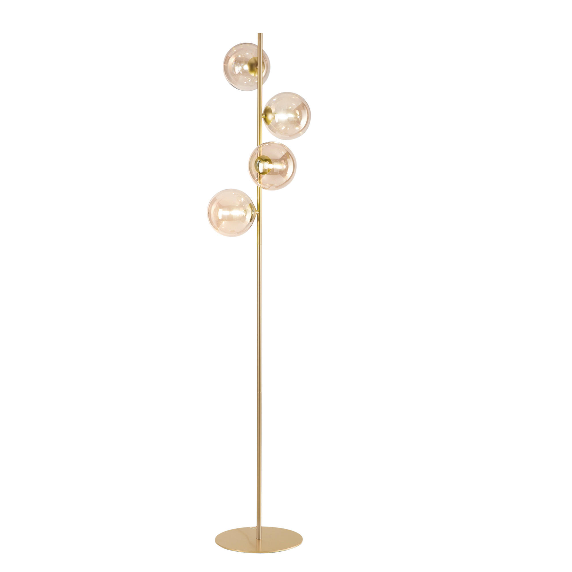 Luce ambiente Design Stehleuchte Luce Ambiente e Design Gold 28x160x34.5 cm