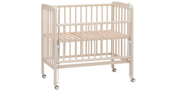 BEISTELLBETT 95/51/91 cm - Champagner, Basics, Holz (95/51/91cm) - My Baby Lou