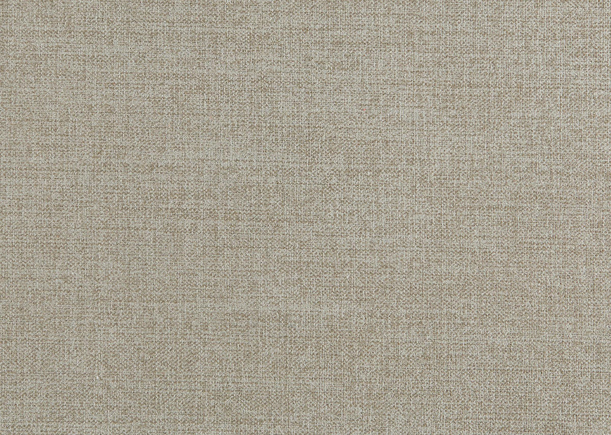 BIGSOFA  in Flachgewebe, Leinenoptik Beige  - Beige/Schwarz, Design, Textil/Metall (262/66/113cm) - Belluti