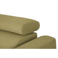 ECKSOFA in Struktur Gelb 205/280 cm - Gelb/Schwarz, Design, Textil/Metall (205/280cm) - Xora