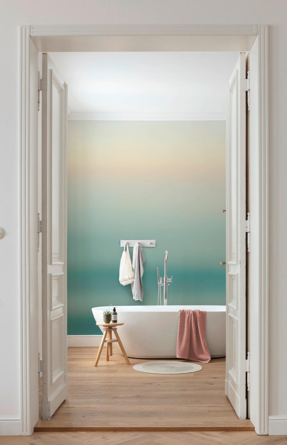 FOTOTAPETE  - Blau/Gelb, Trend, Papier (400/280cm) - Xora