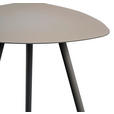 BEISTELLTISCH - Grau, Design, Metall (50/50/50cm) - Xora