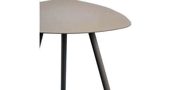 BEISTELLTISCH - Grau, Design, Metall (50/50/50cm) - Xora
