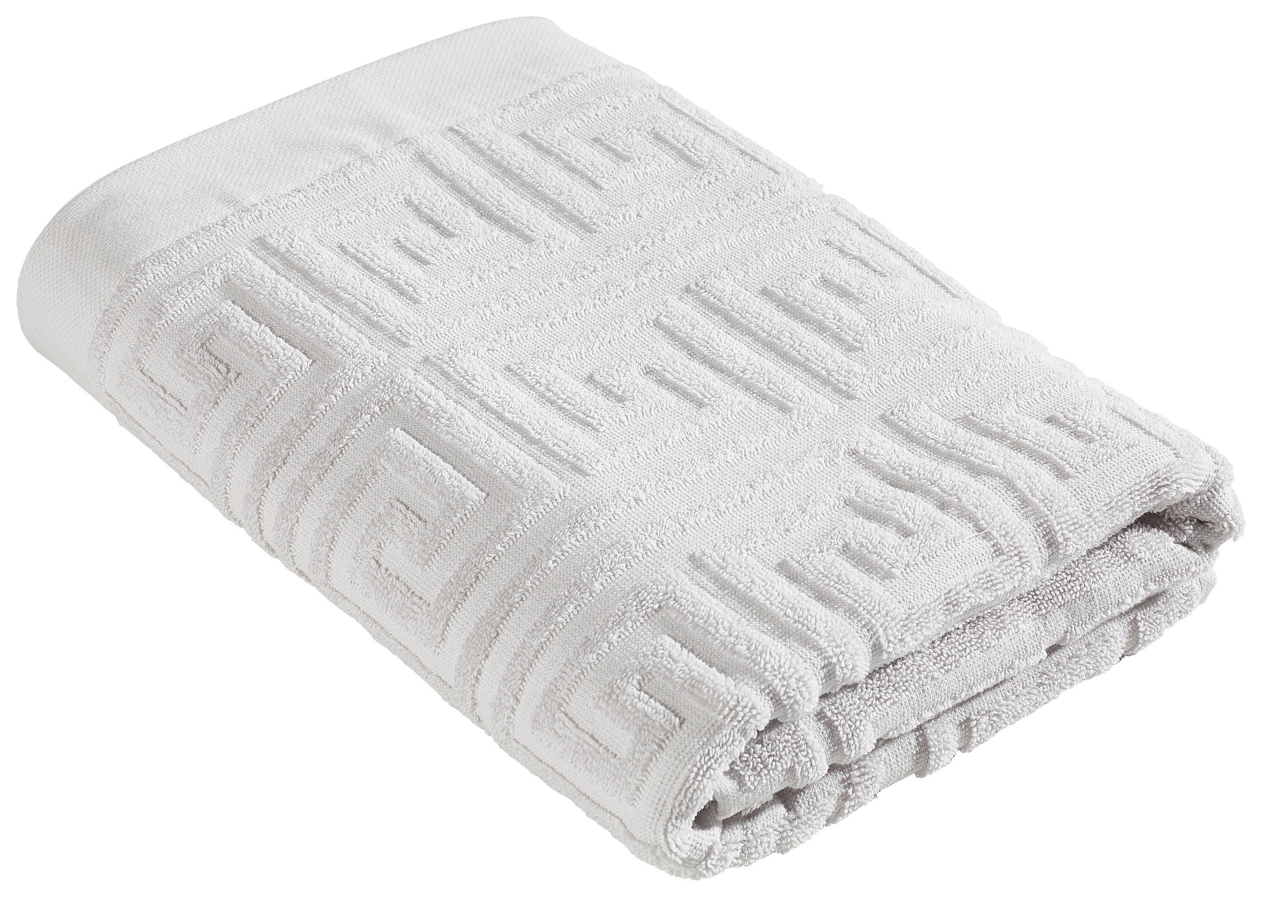 DUSCHTUCH Water Legacy 70/140 cm  - Hellgrau, Basics, Textil (70/140cm) - Zoeppritz