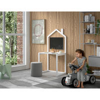 KINDERSCHREIBTISCH Kiefer massiv  - Weiß, MODERN, Holz (100/120,6/50cm) - MID.YOU