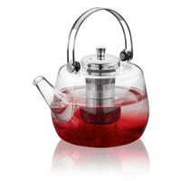TEEKANNE INFUSA  - Silberfarben, Basics, Glas/Kunststoff (17/12,5/19,5cm) - Gefu