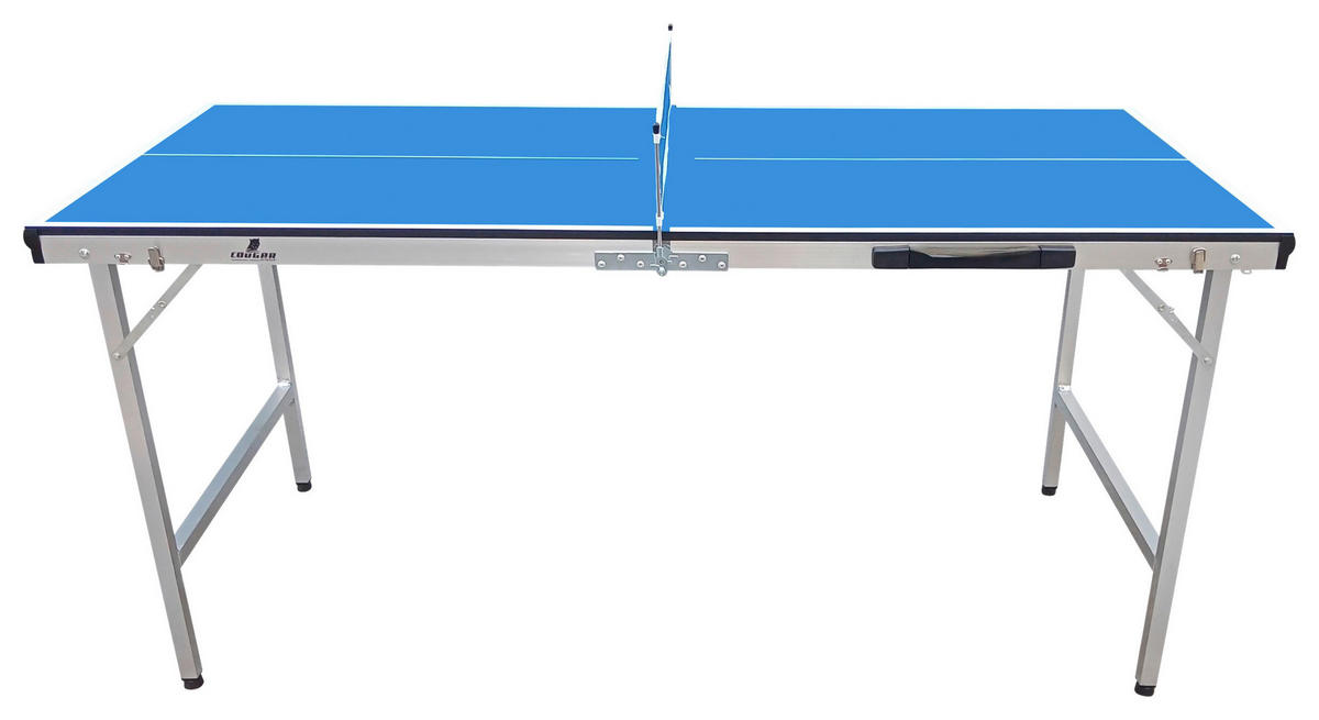 TABLE DE TENNIS DE TABLE - Blau, Konventionell, Holz/Metall (67/69/150cm)