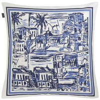 OUTDOOR-KISSEN  - Blau, Design, Textil (50/50cm) - Joop!