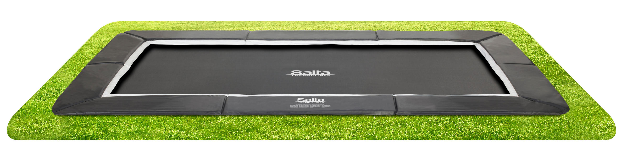 BODENTRAMPOLIN SALTA 5365A Salta Royal Baseground  - Schwarz, KONVENTIONELL, Metall (214/305cm) - Salta