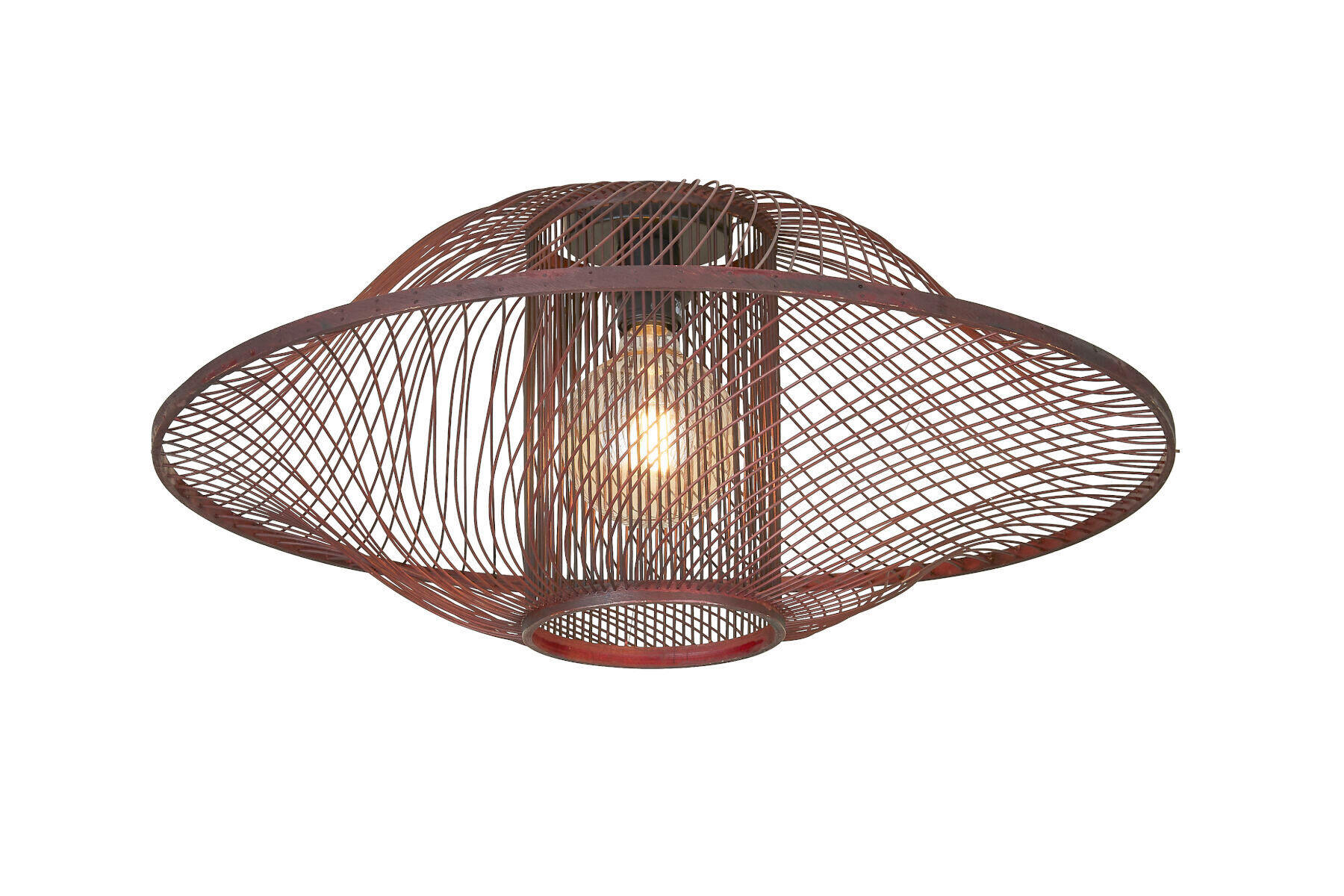 TAKLAMPA Good & Mojo 70/30 cm  - rödbrun, Basics, trä (70/30cm) - Good & Mojo