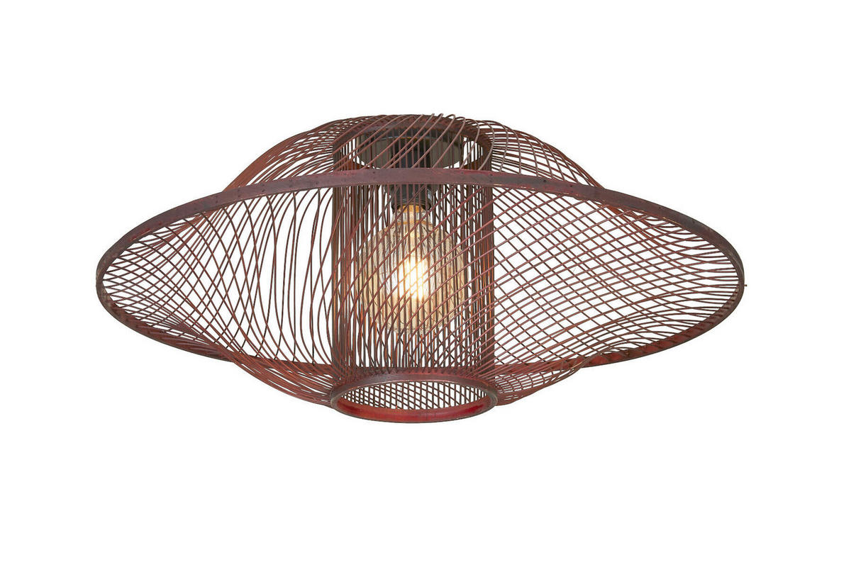 DECKENLEUCHTE  70/30 cm    - Rotbraun, Basics, Holz (70/30cm) - Good & Mojo