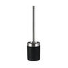 WC-BÜRSTENGARNITUR in Metall  Kunststoff   - Chromfarben/Schwarz, Basics, Kunststoff/Metall (9/37/9cm) - Sadena