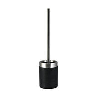 WC-BÜRSTENGARNITUR in Metall  Kunststoff   - Chromfarben/Schwarz, Basics, Kunststoff/Metall (9/37/9cm) - Sadena
