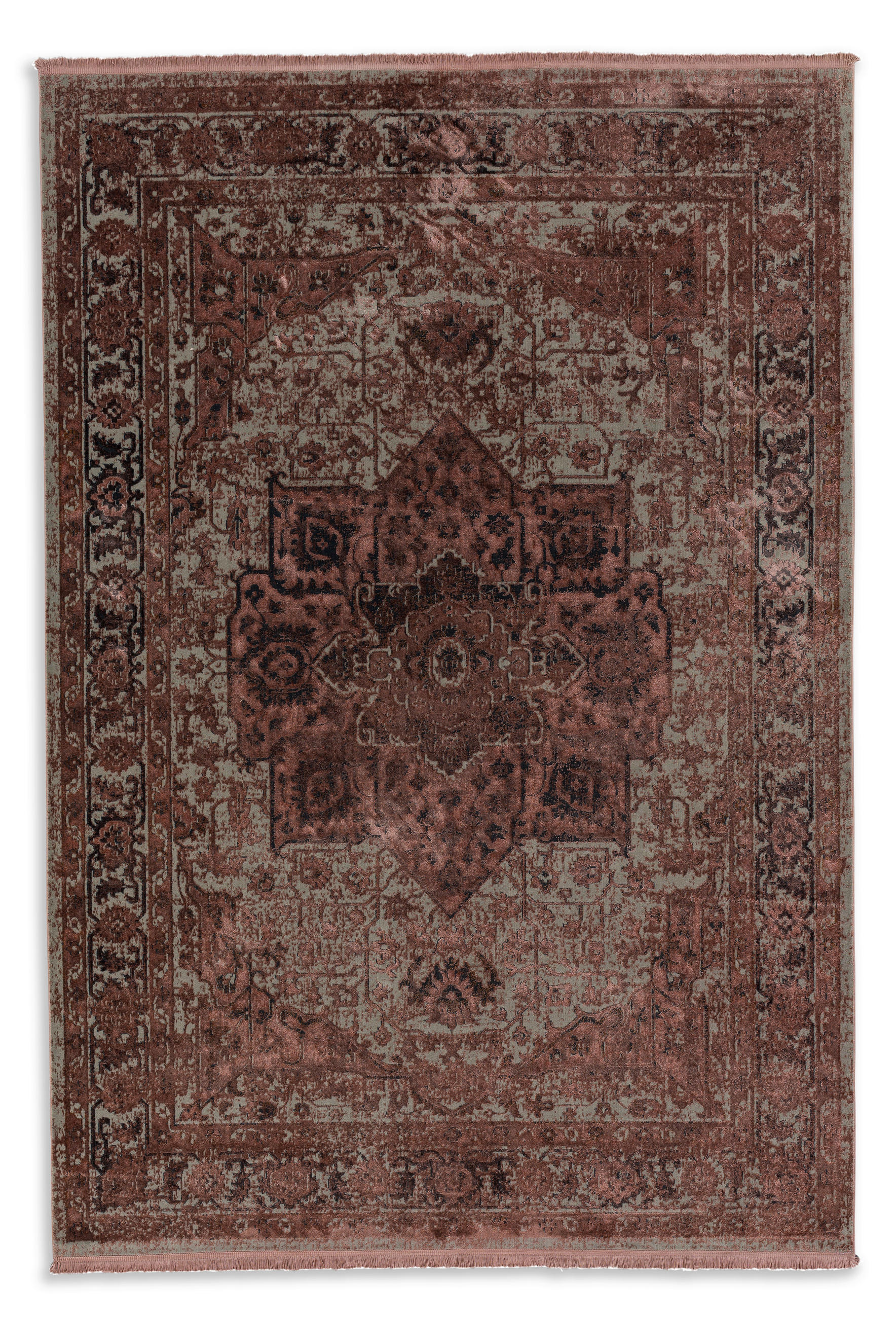 TKANÝ KOBEREC, 160/230 cm staroružová - staroružová, Basics, textil (160/230cm) - Schöner Wohnen