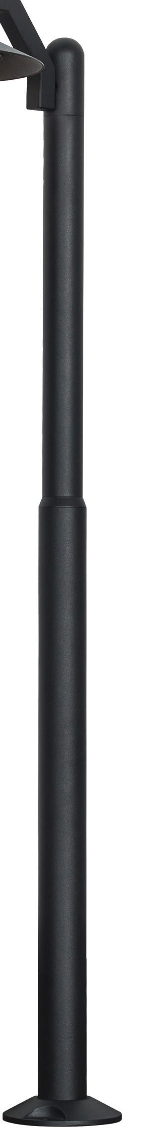 LED-AUßENLEUCHTE 24/36.5/105 cm   - Schwarz, KONVENTIONELL, Metall (24/36.5/105cm)
