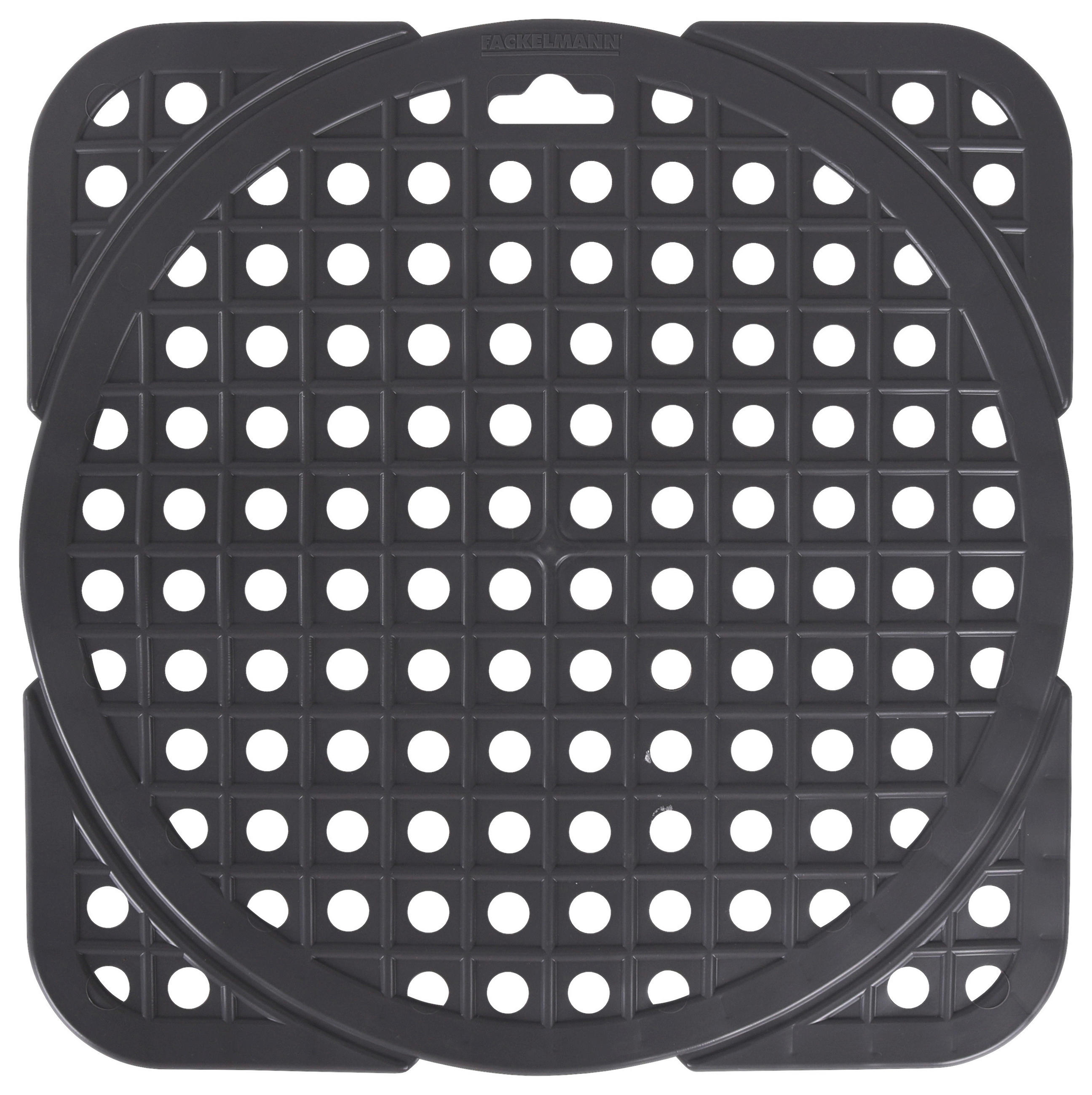 MOSOGATÓ ALÁTÉT - szürke, Basics, műanyag (30/30cm) - Homeware Profession.