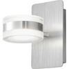 LED-WANDLEUCHTE Dunk 10/17,50/17 cm   - Alufarben, Basics, Kunststoff/Metall (10/17,50/17cm) - Fabas Luce