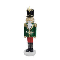 FIGÚRKA LUSKÁČIK - čierna/biela, Lifestyle, plast (7/25/7cm) - X-Mas