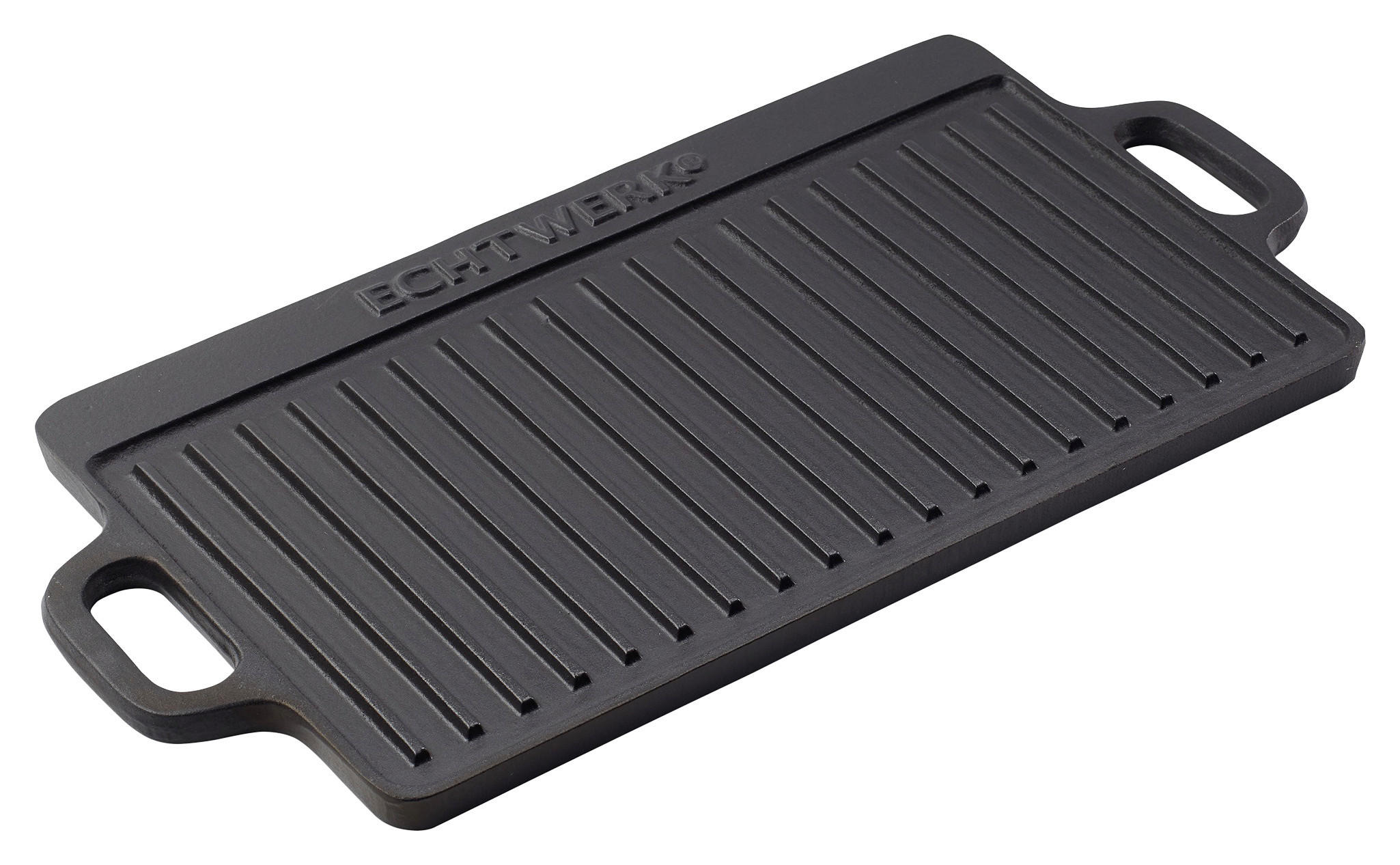 GRILLPLATTE - Schwarz, Design, Metall (45,5/23/1,5cm) - Echtwerk