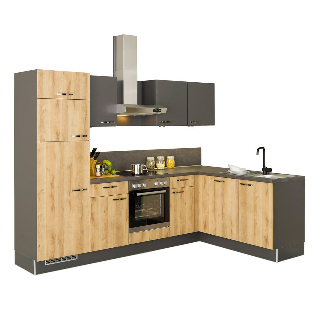 Eckküche Pn100/80 Mit Geräten 275x175 Cm Verschiedene Dekore