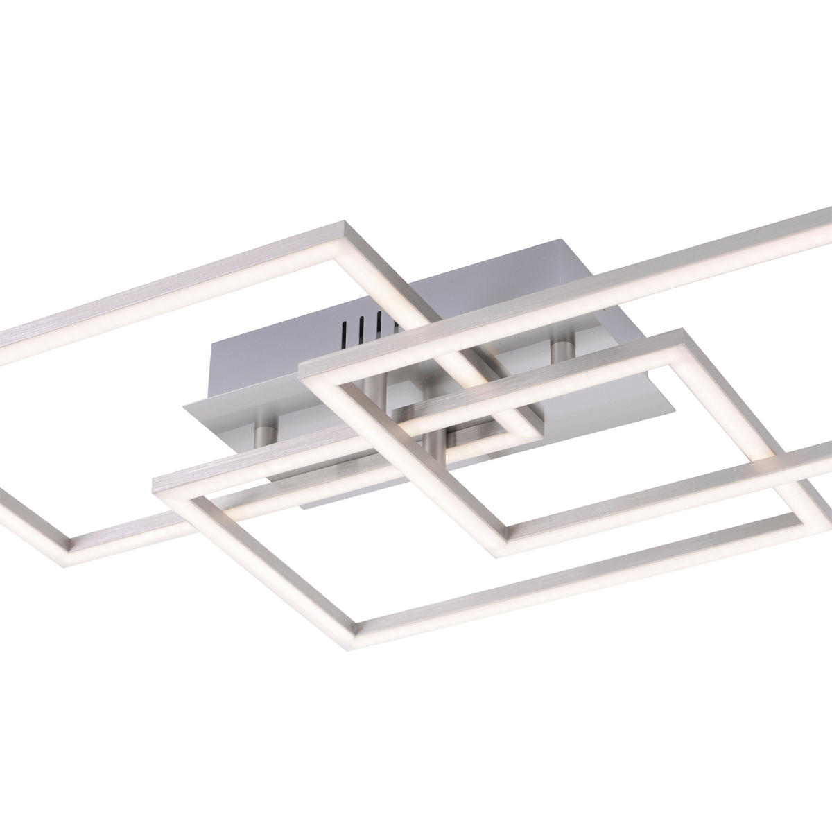 LED SVJETILJKA STROPNA Iven  - boje aluminija, Design, metal/plastika (54/33,5/7,5cm)