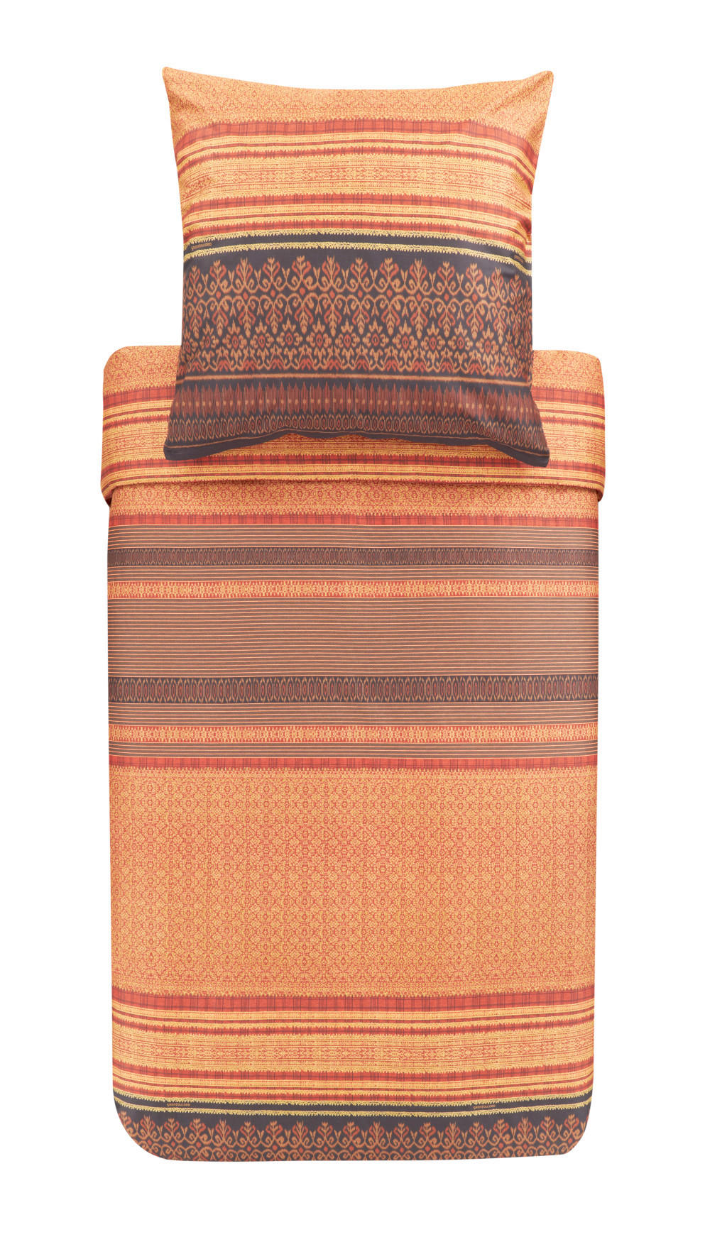 BETTWÄSCHE ROCCARASO 155/220 cm  - Rot, Basics, Textil (155/220cm) - Bassetti