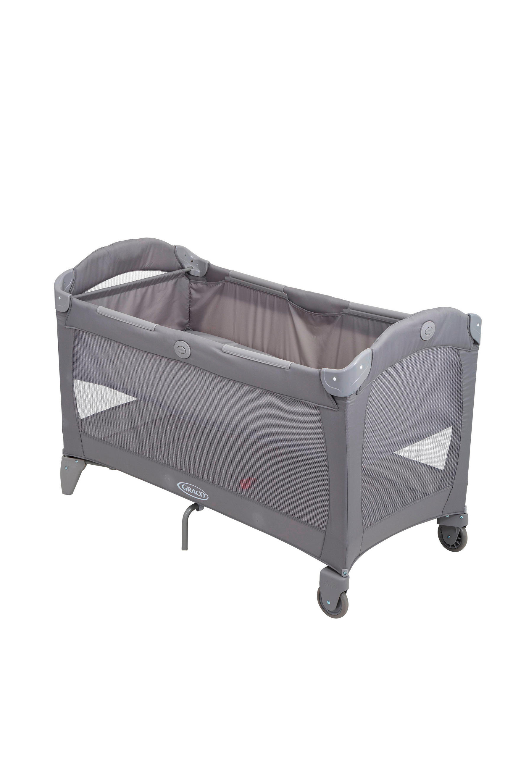 REISEBETT ROLL A BED Grau - Grau, Basics, Kunststoff/Textil (66,5/85,5/120,7cm) - Graco