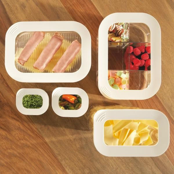 VORRATSDOSE MODULA 0,175 L - Transparent/Weiß, Basics, Kunststoff (9/7,2/5,9cm) - Mepal