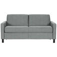 SCHLAFSOFA  in Webstoff Grau  - Schwarz/Grau, Design, Holz/Textil (184/92/102cm) - Venda