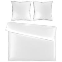 BETTWÄSCHE Segesta Satin 200/200 cm  - Weiß, MODERN, Textil (200/200cm) - Novel