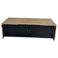 SIDEBOARD LINO in 150/75/40 cm - Eichefarben/Schwarz, Design, Holzwerkstoff/Metall (150/75/40cm) - Xora